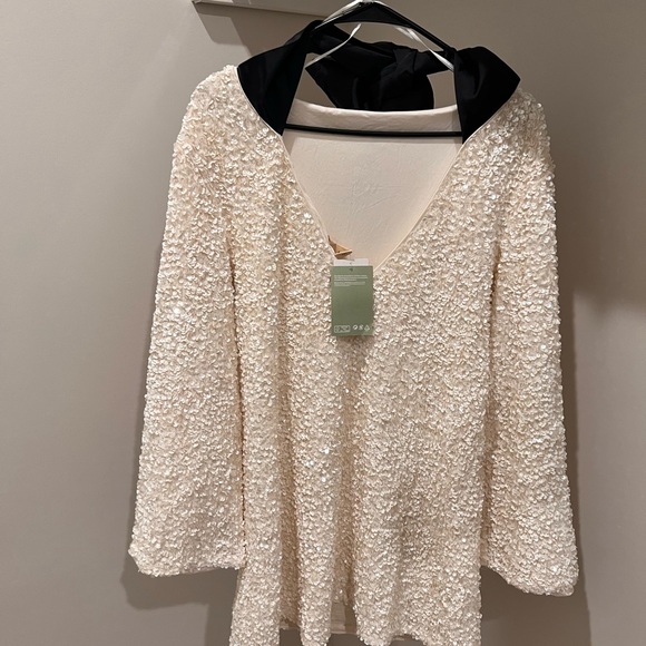 Hm sequined tie bow dress - Picture 16 of 17
